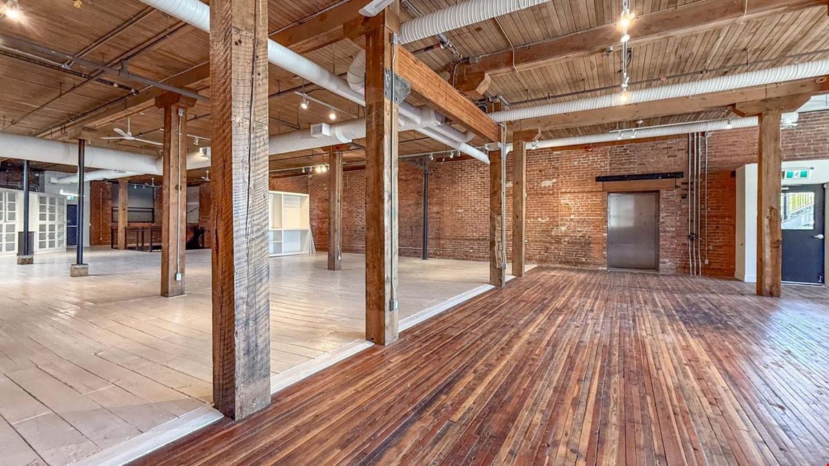 High profile commercial space available in the Old Cannery Building.