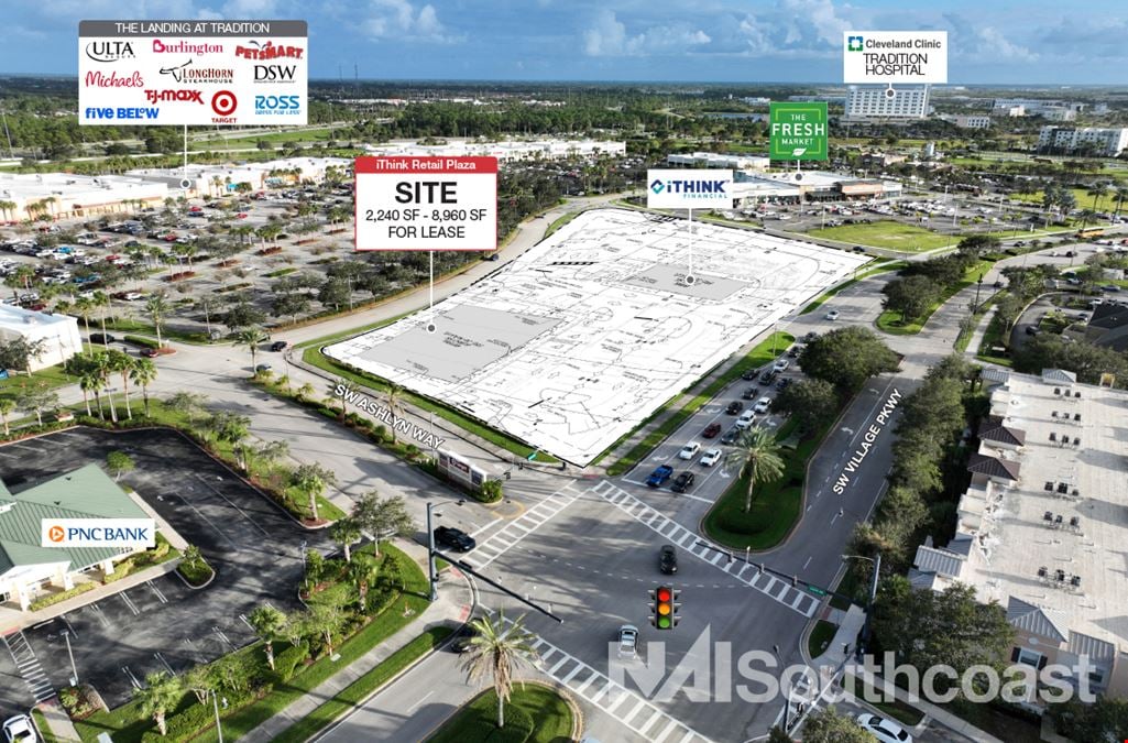 Retail Plaza 2,240 SF - 8,960 SF