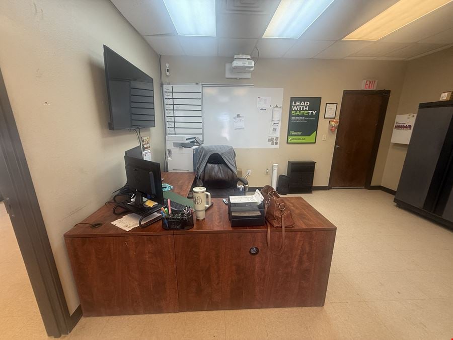 5 Acre Yard with Office & Shop