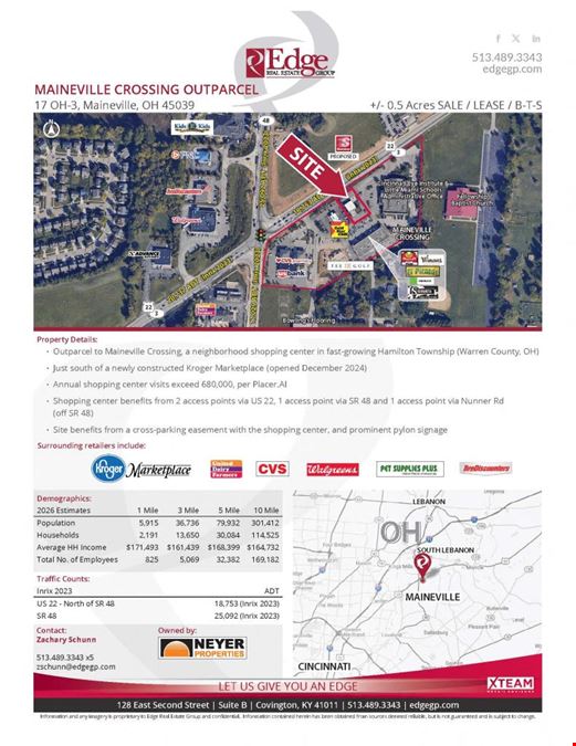 MAINEVILLE CROSSING OUTPARCEL