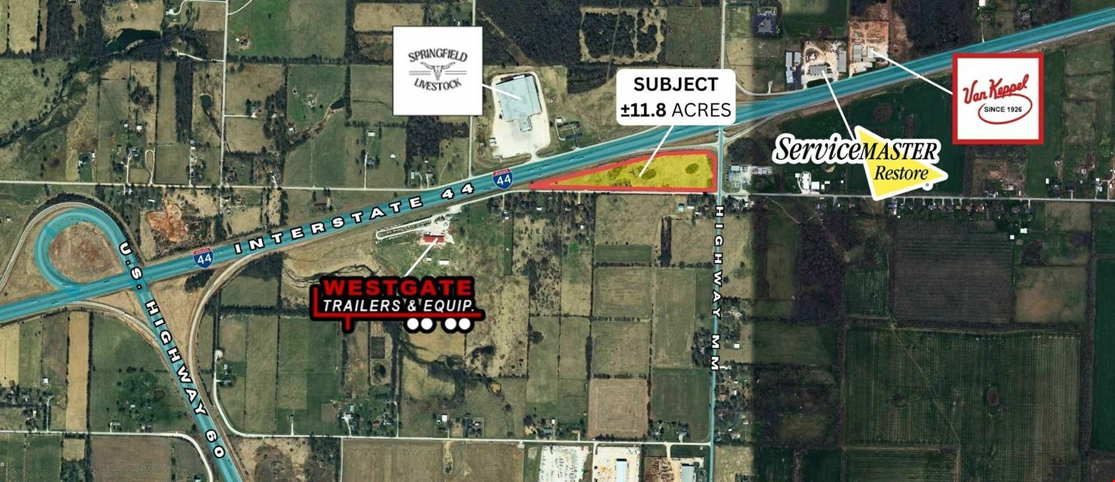 ±11.8 ACRE DEVELOPMENT SITE ON I-44 & HWY MM