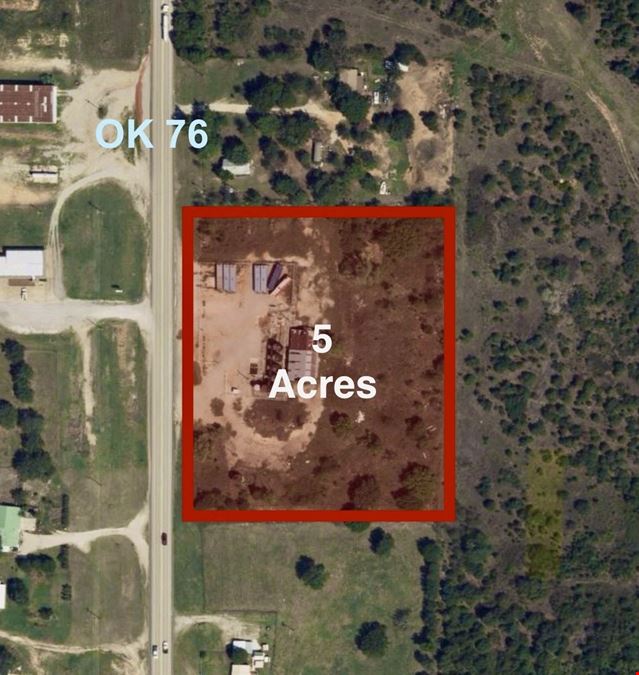 5 Acre Commercial Tract in Ratliff City, OK
