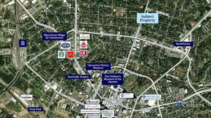 ±1.285 Acres for Ground Lease in Greenville, SC