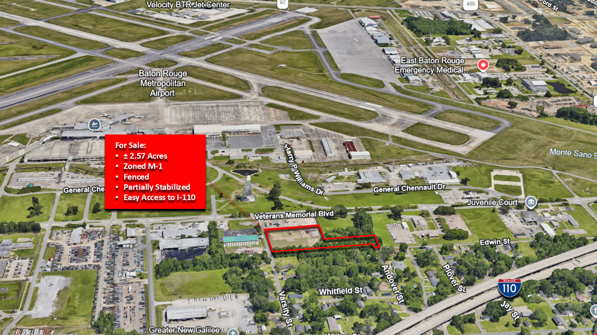 ±2.57 Acres - Fenced and Partially Stabilized