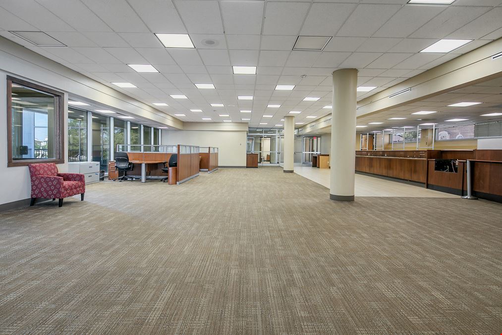Office Building with Surface Parking Lot in Downtown