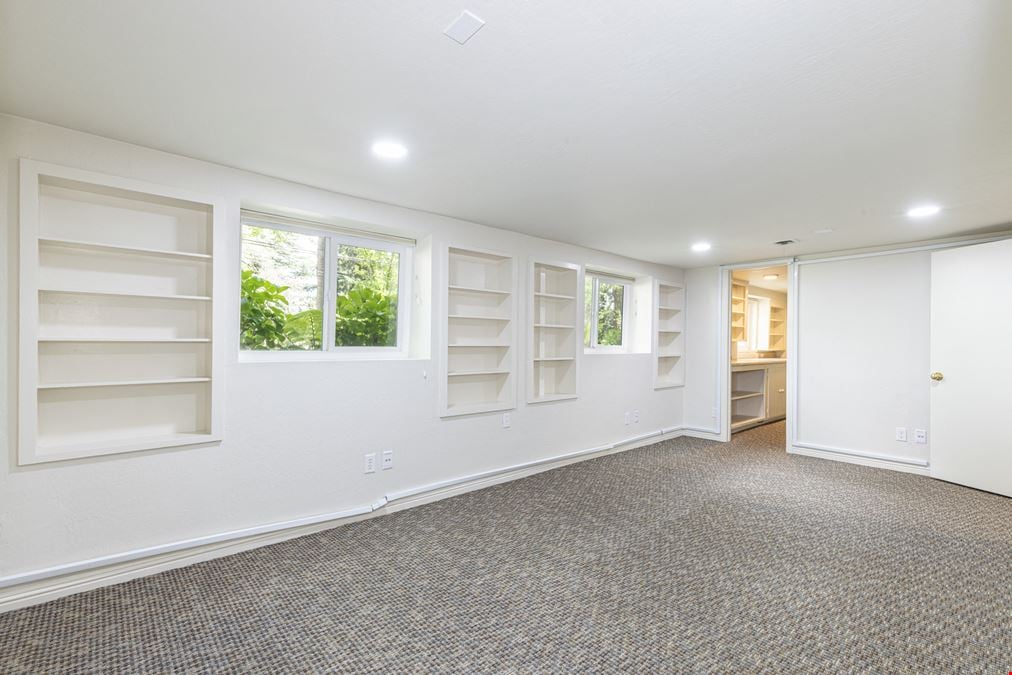 High-Visibility Corner Three-Story Victorian Office