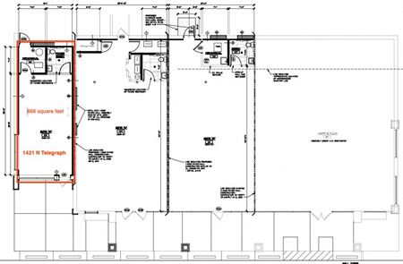 Preview of Retail space for Rent at 1421 N Telegraph Rd