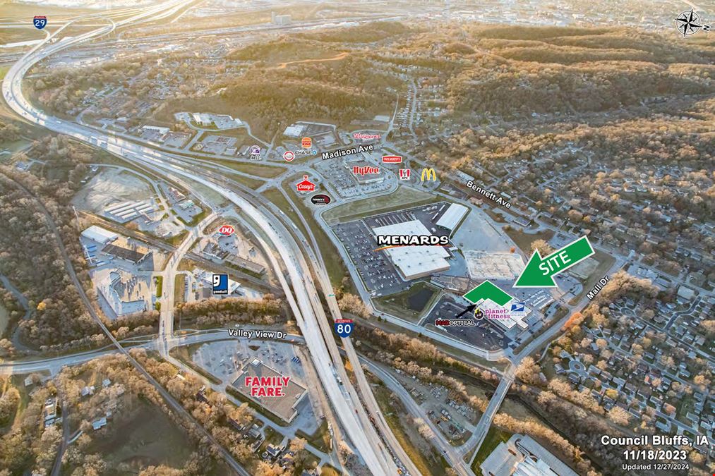 Prime retail space - former Mall of the Bluffs