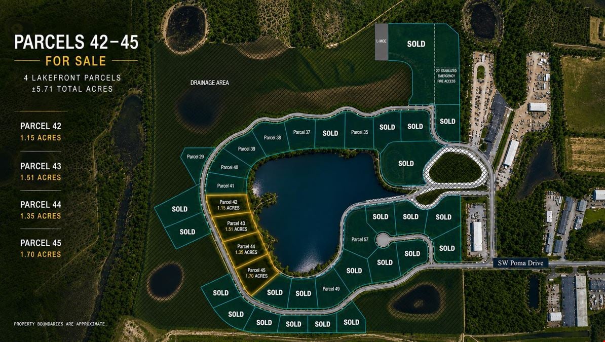 Palm City Industrial Park – Lakefront Parcels 42–45