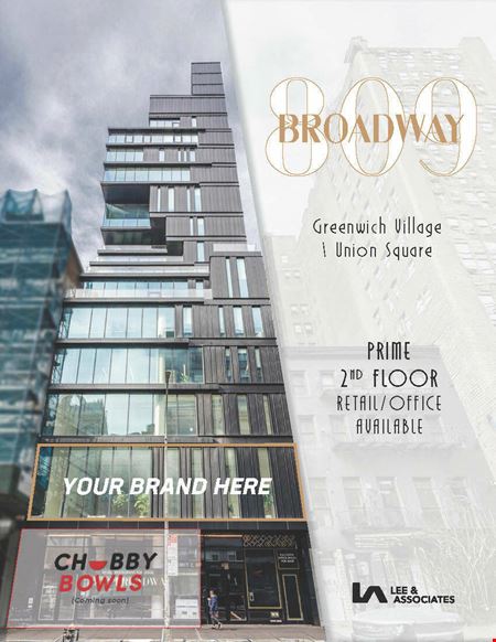 Preview of commercial space at 809 Broadway