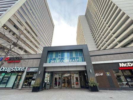 Preview of commercial space at 345 Bloor Street East