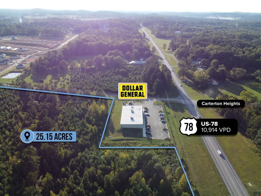 $1 Auction – 25 Acre Parcel | 10K VPD | Oxford, AL