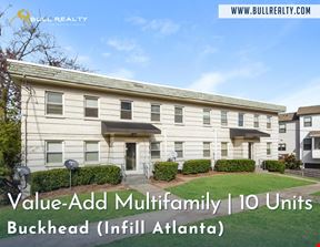 Value-Add Multifamily Opportunity | 10 Units | Buckhead (Infill Atlanta)