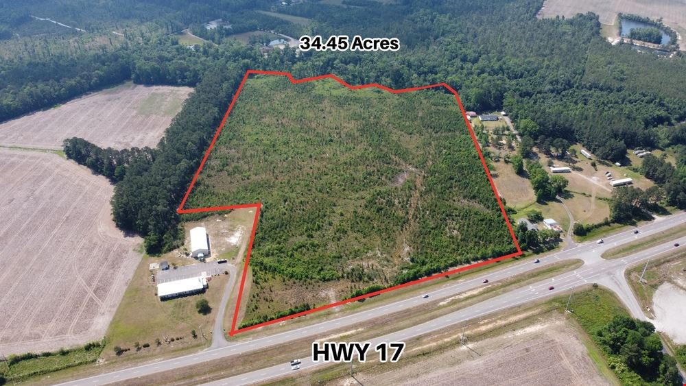 34.45 Acres For Sale Highway 17