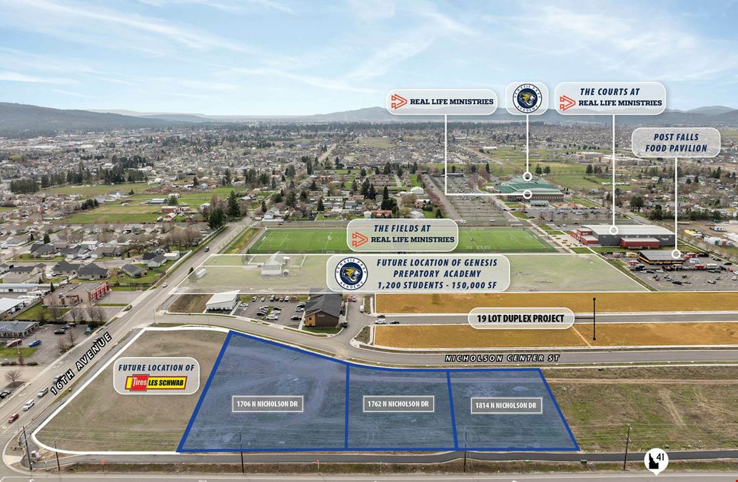 16th Ave & Hwy 41 Land