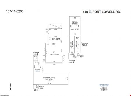 Preview of commercial space at 410 East Fort Lowell Road
