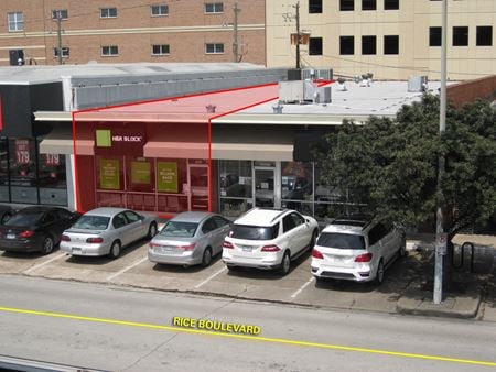 Preview of Retail space for Rent at 2424 Rice Boulevard