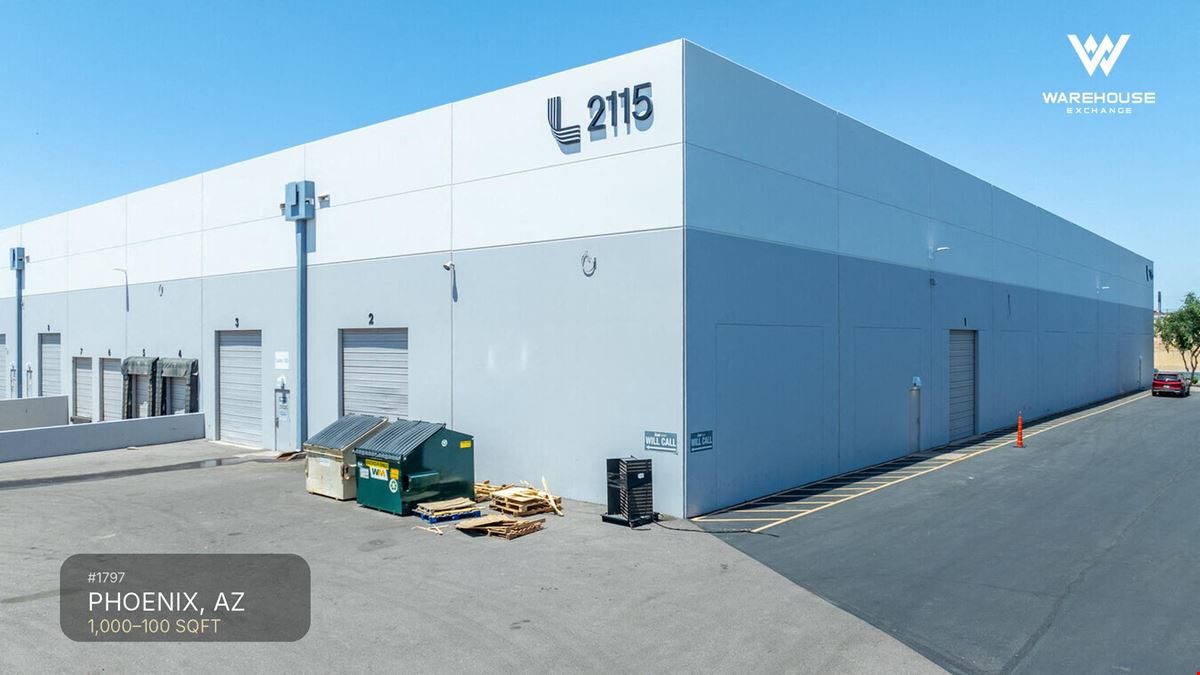#1797 - Phoenix Warehouse Space for Rent