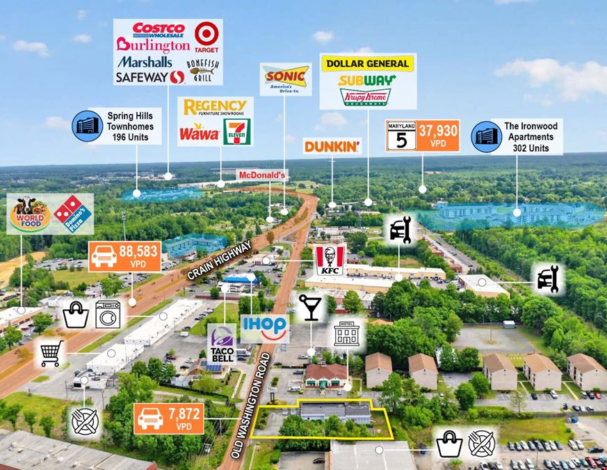 $1 Auction – Washington D.C. MSA | 4,372 SF Freestanding Retail Building