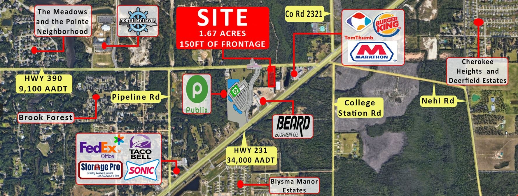 +/- 1.67 Acre Lot For Sale in Panama City, Florida