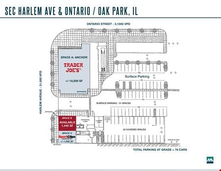 Preview of Retail space for Rent at 479 N Harlem Ave