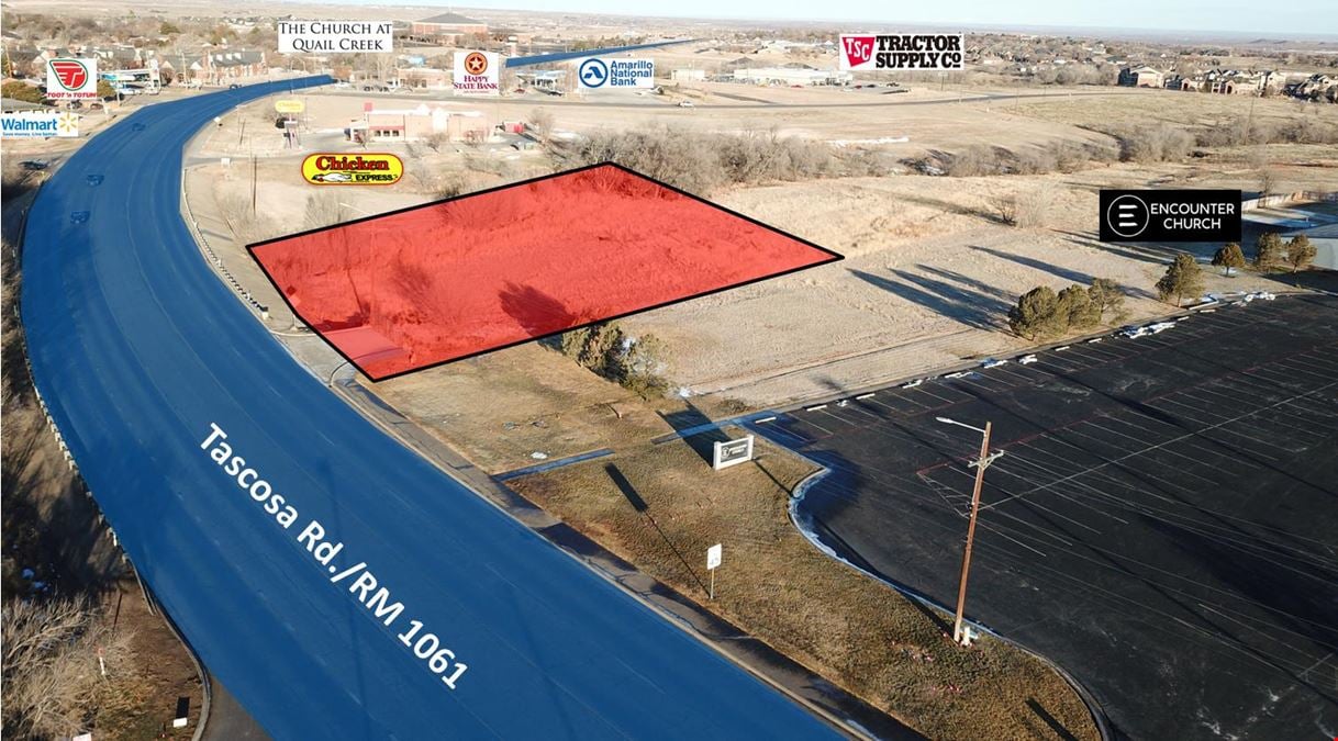 1.31 Acres on Tascosa Rd.