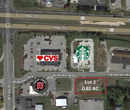 Preview of VacantLand space for Sale at SEC US 30 & SR 109
