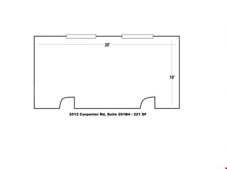 Preview of Office space for Rent at 2512 Carpenter