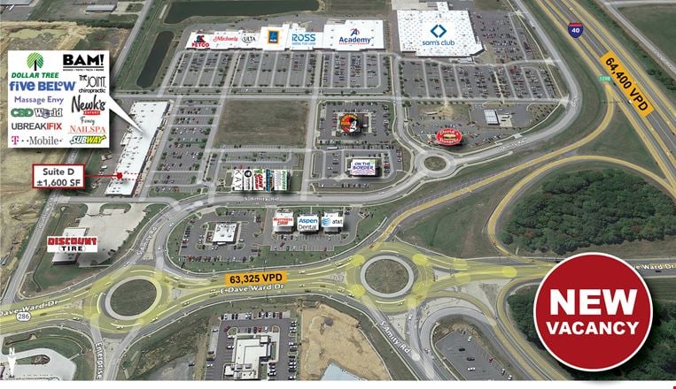 Preview of Retail space for Rent at E Dave Ward Dr