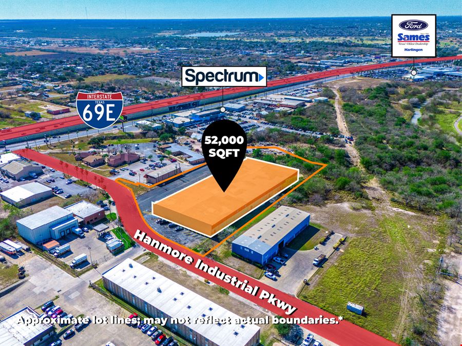 52,500 ±SQFT | Freestanding Warehouse | For Sale & Lease | Harlingen, TX