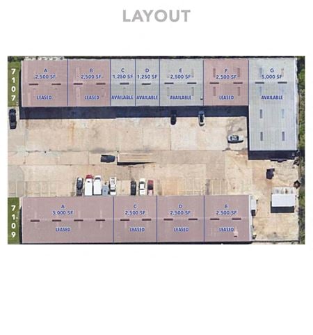 Preview of Industrial space for Rent at 7107 & 7109 Belgold Street