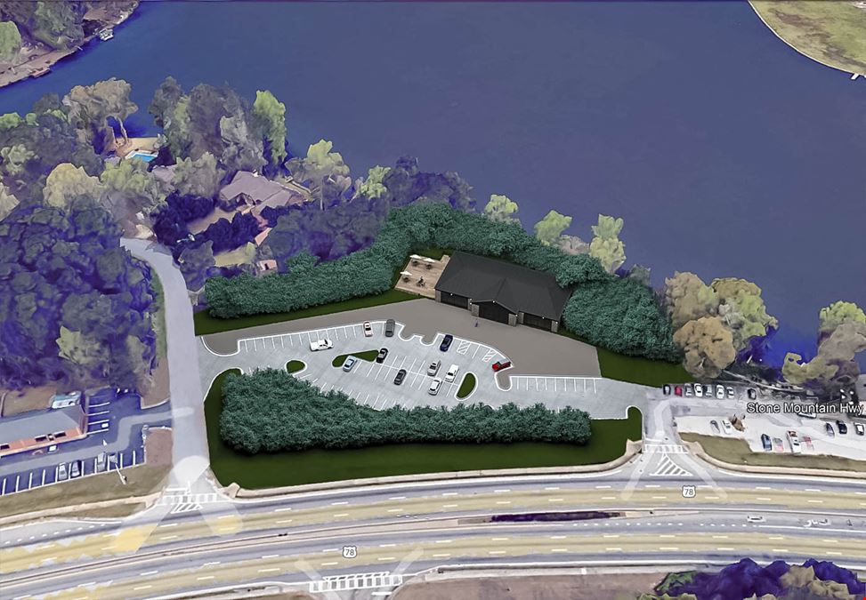 2 Acres+- Zoned C-2 Lake Front