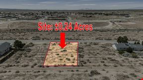 ±0.24 Acres of Level Land in California City