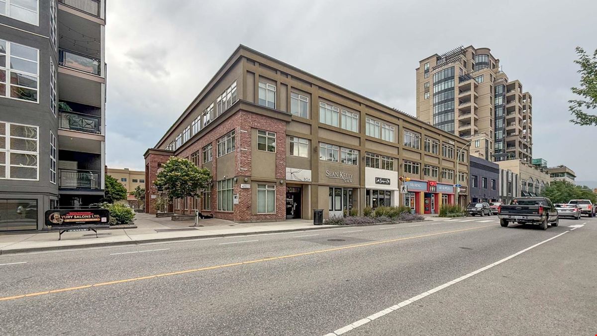 High profile commercial strata unit available in the heart of Kelowna’s Cultural District. 