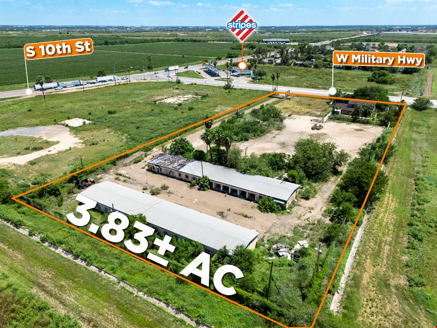3.83 AC | 1105 West Military Highway | Light Industrial