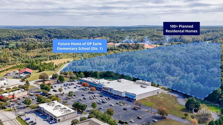 Landrum Retail Center Big-Box and Shop Space Available