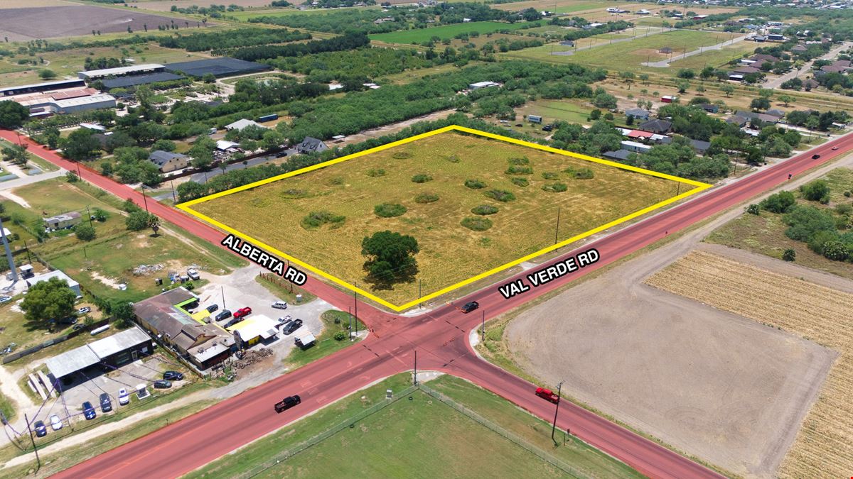 SE Corner Val Verde Rd. & Alberta Rd., Donna-6.84 AC