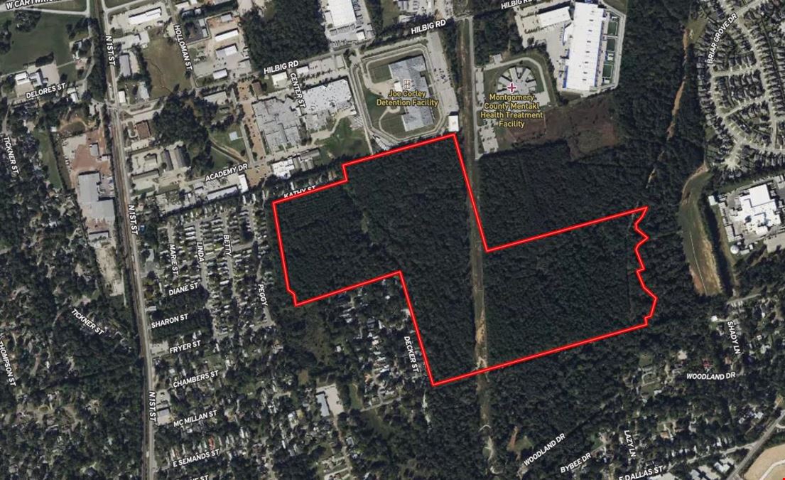 ±91 Acres of Prime Development Land in Conroe, TX 77301 – Ideal for Residential or Mixed-Use in a Rapid Growth Corridor