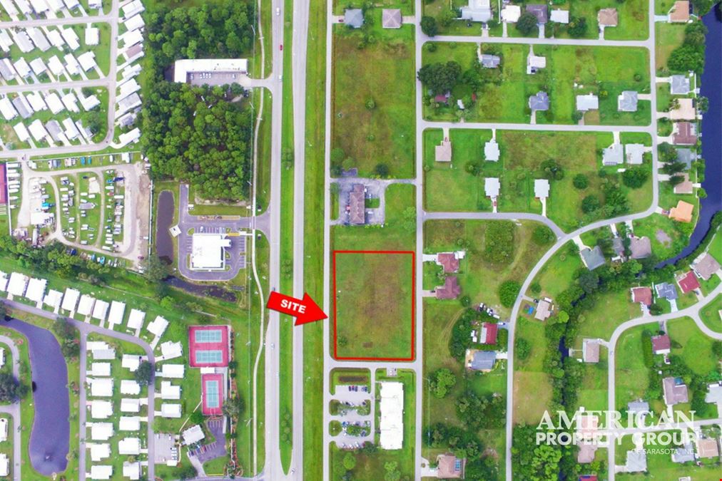 PRICE DROP! 1.36 Acres, Multifamily Land, near Warm Mineral Springs - Seller Financing