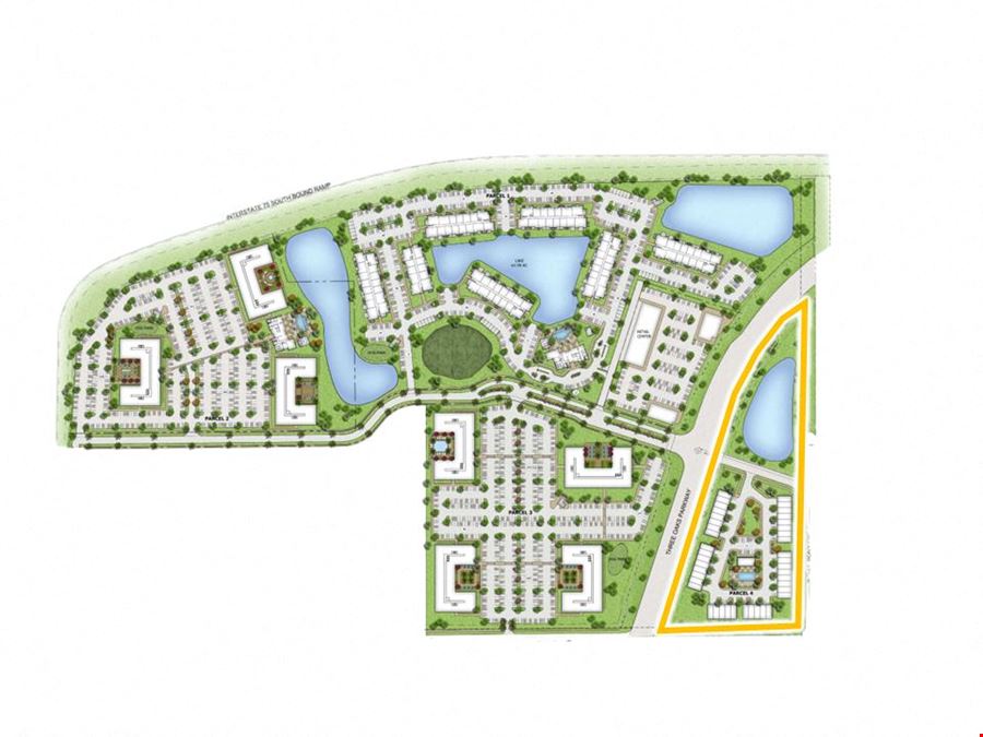 Daniels & I-75 Interchange Townhome Parcel