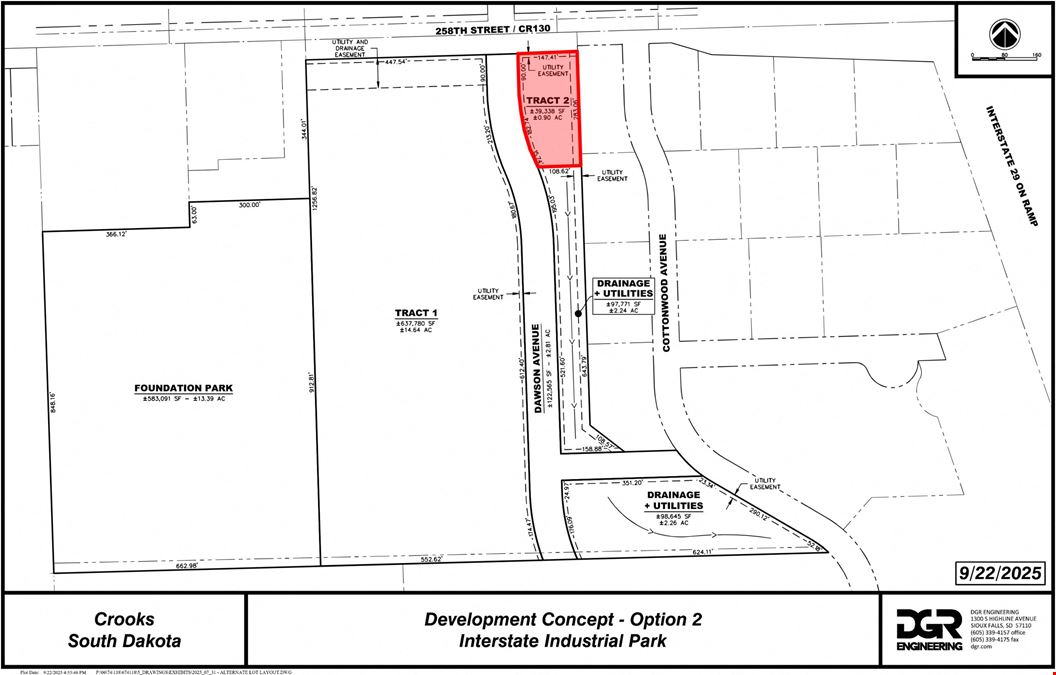 I-29 Renner/Crooks Commercial Frontage Site