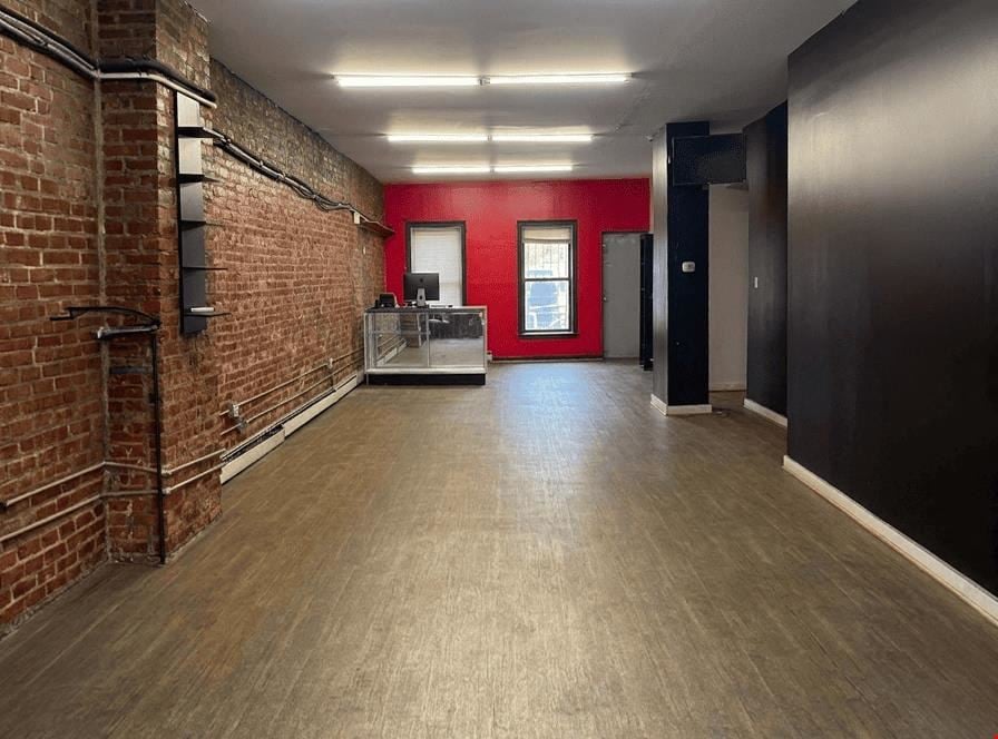 800 SF | 188 Tompkins Avenue | Bed-Stuy Vanilla Box Retail/Office With Backyard for Lease