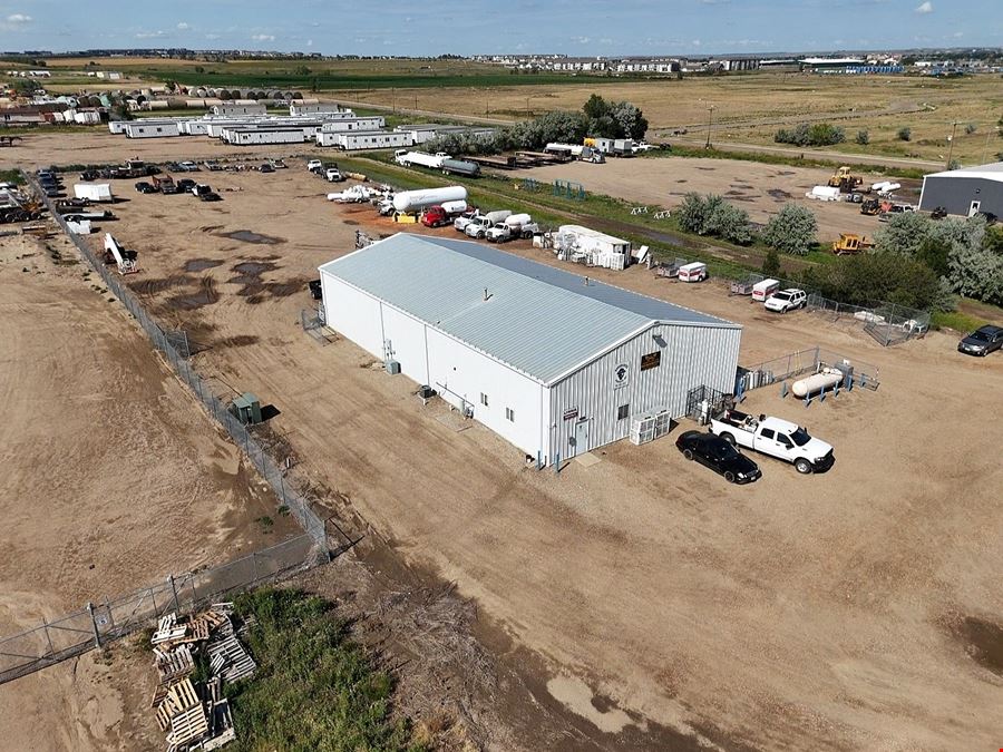 ±5,000 SF Shop with Office | ±2.7 Acre Fenced and Stabilized Yard