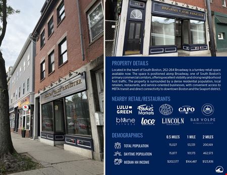 Preview of Retail space for Rent at 262 West Broadway