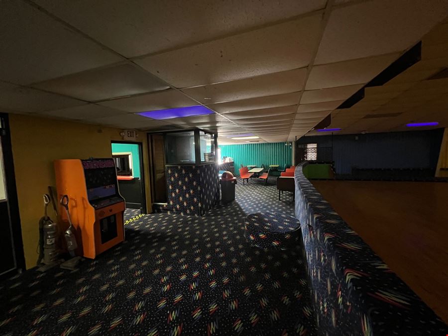 Former Roller Skate Rink Warehouse Building
