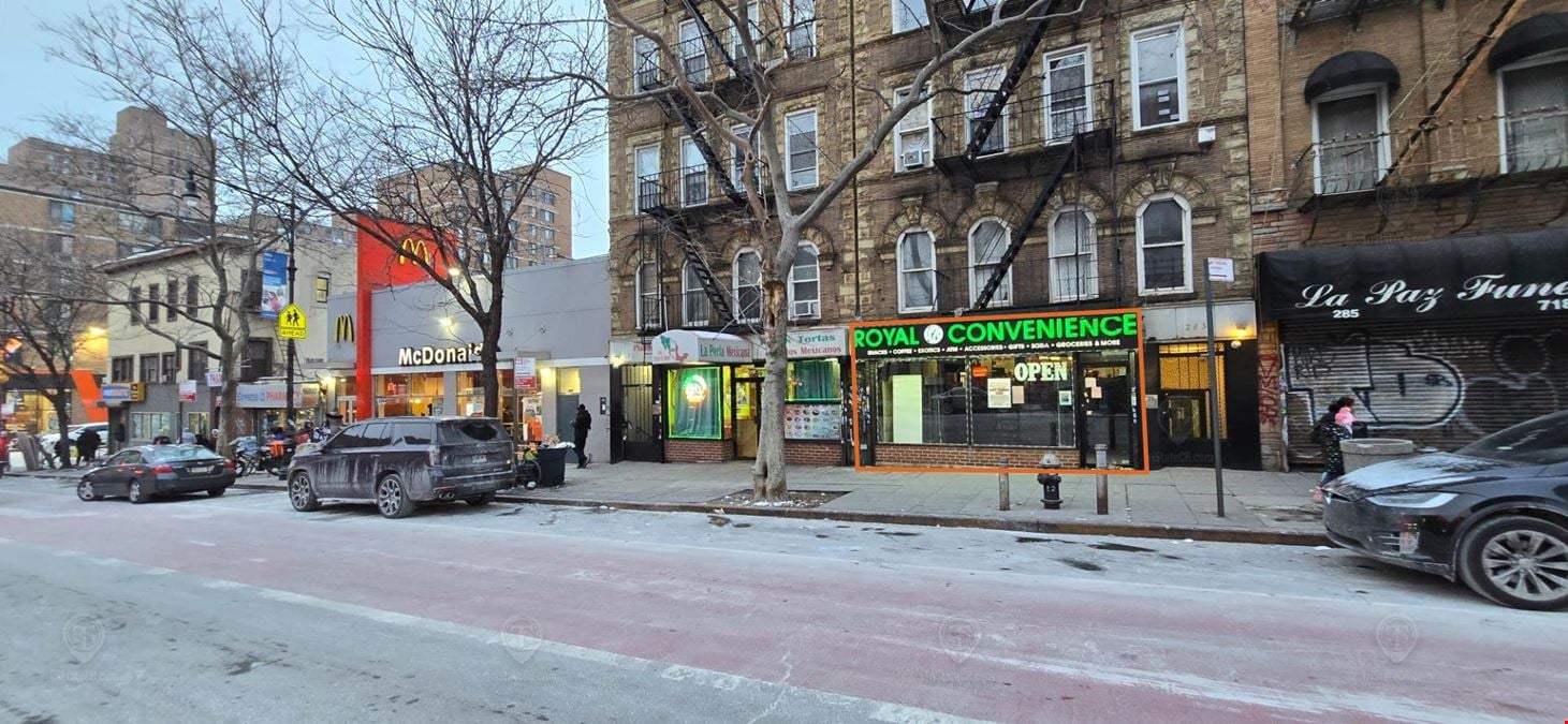 1,200 SF | 283 E 149th Street | Retail Space Near NYC Hospital For Lease