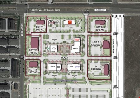 Preview of Retail space for Sale at Green Valley Ranch Blvd and Pena - SWC