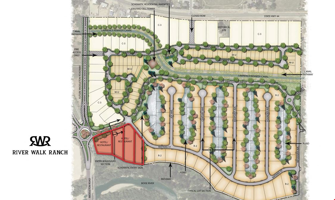 River Walk Ranch - Pads For Sale, Ground Lease, or Build to Suit