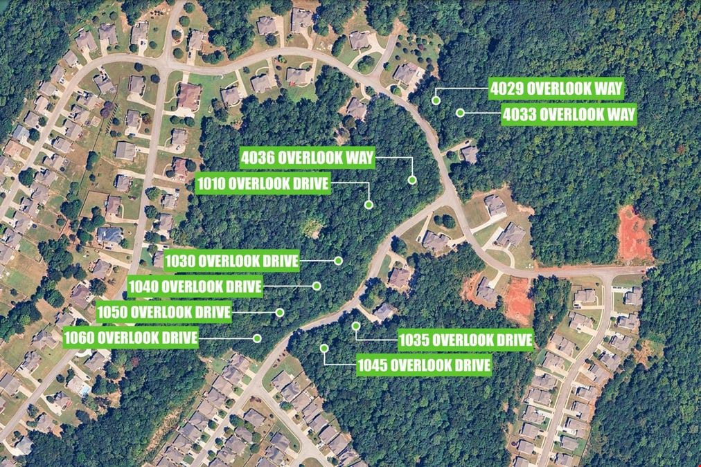 $1 Auction – 19 Custom Home Lots (NEW RELEASE) | Carrington Lakes Subdivision | Birmingham MSA