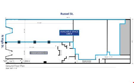 Preview of Retail space for Rent at 640-642 N High St